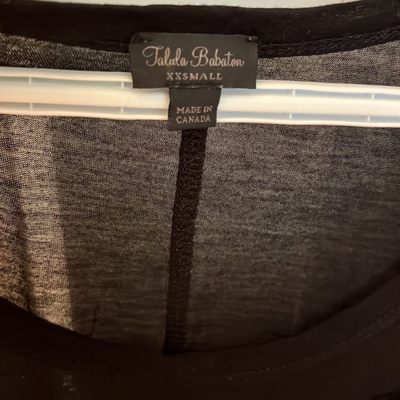 Black Aritzia see through T-shirt - Picture 2 of 4